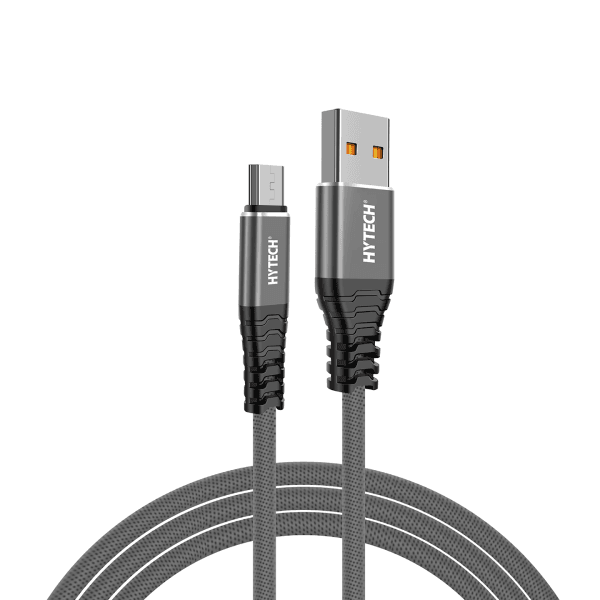 HYTECH HY-X210 3A MICRO USB 1M GRI DATA + SARJ KABLOSU - 3
