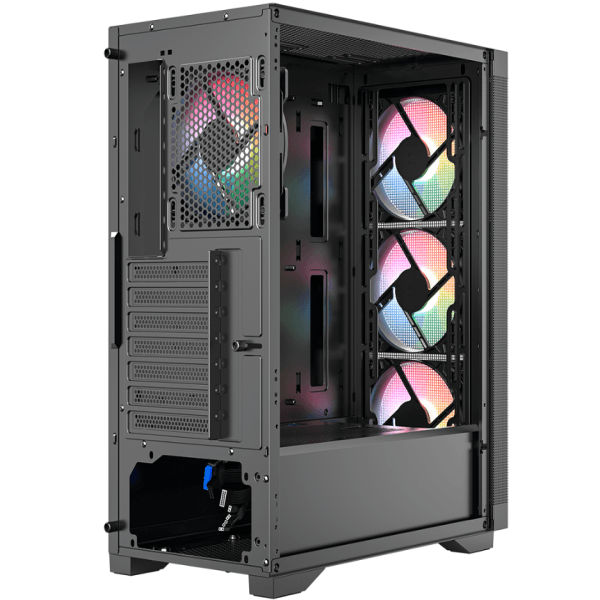 FRISBY FC-9480G 600W 80+BRONZE 4X12CM RGB FAN MASH ATX GAMING KASA - 9