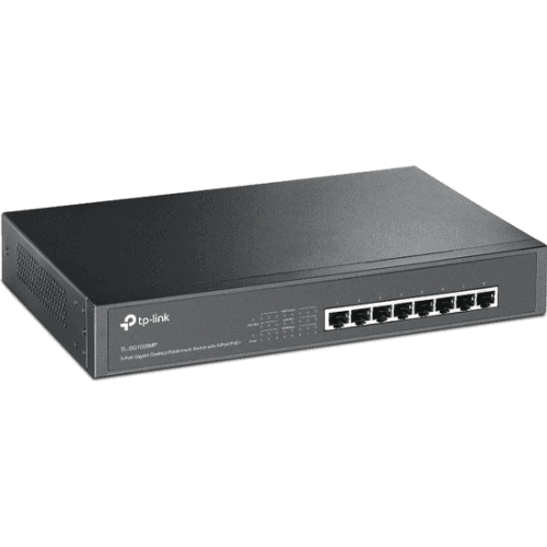 TP-LINK TL-SG1008MP 8-PORT 10/100/1000 DESKTOP/RACKMOUNT SWITCH + 8 PORT PoE - 7