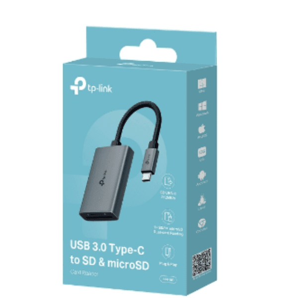 TP-LINK UA440C USB3.0 TYPE-C SD & microSD 4.0 KART OKUYUCU ADAPTÖR - 5