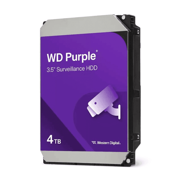WD PURPLE WD44PURZ 4TB 3.5 SATA3 5400RPM 128MB 7/24 GUVENLİK DİSKİ (3 YIL RESMI DIST GARANTILI) - 2