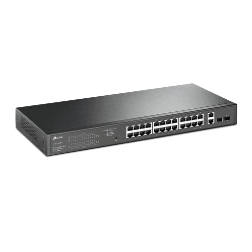 TP-LINK TL-SG1428PE 28 PORT GIGABIT WEB SMART 24 PORT POE +2 SFP YÖNETİLEBİLİR SWİTCH 250W - 4