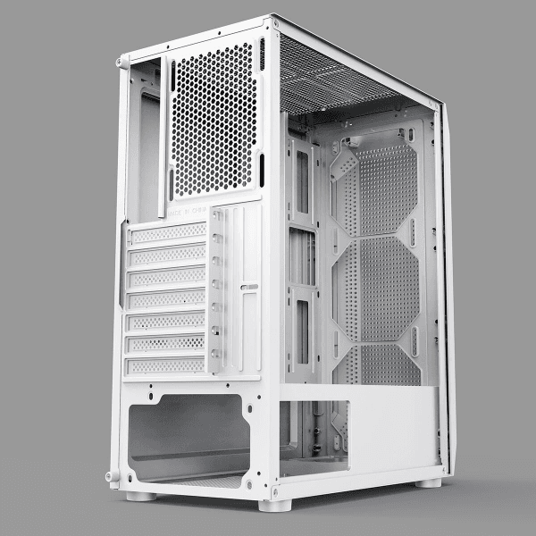 POWERBOOST VK-P1882BW 650W 80+ USB 3.0, ATX MESH FIXED RAINBOW FAN BEYAZ KASA - 9