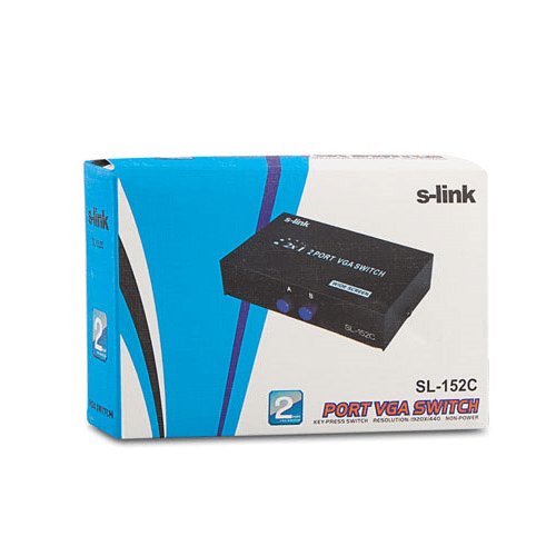 S-LINK SL-152C 2 LI VGA SWITCH - 6