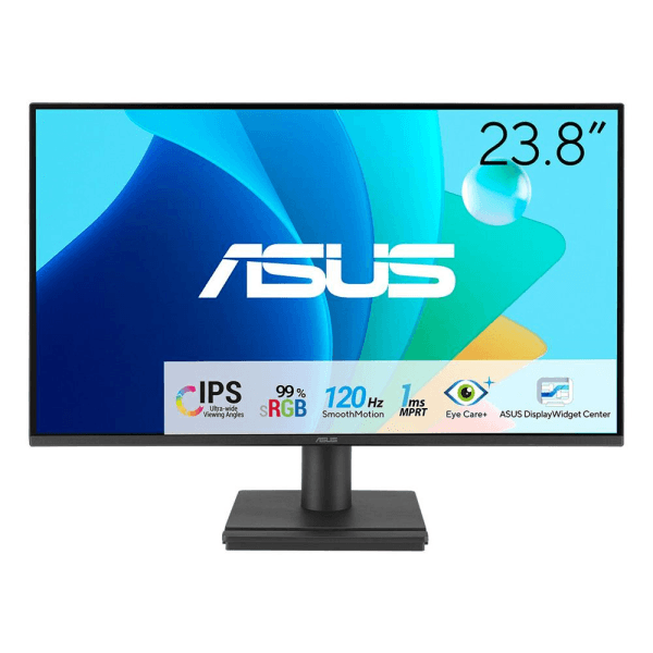 ASUS VA249HG 23.8 IPS 1920x1080 1ms 120Hz 300cd HDMI VGA VESA 3YIL EYECARE FLICKER-FREE DÜŞÜK MAVİ IŞIK ÇERÇEVESİZ MONİTÖR - 3