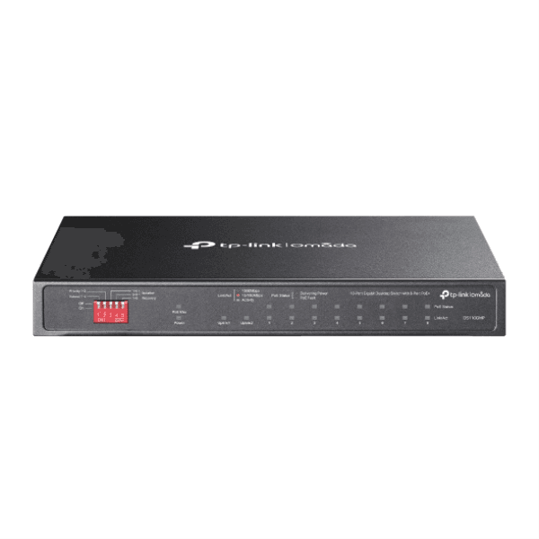 TP-LINK OMADA DS110GMP 10PORT 8PORT PoE+ 128W GIGABIT YONETILEMEZ SWITCH - 6