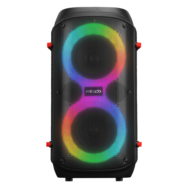 MIKADO MD-601KP 7.4V3000MAH 40W BLUETOOTH/USB/TF/FM/LED IŞIKLI KABLOLUSUZ MIKROFONLU TOPLANTI ANFISI - 6