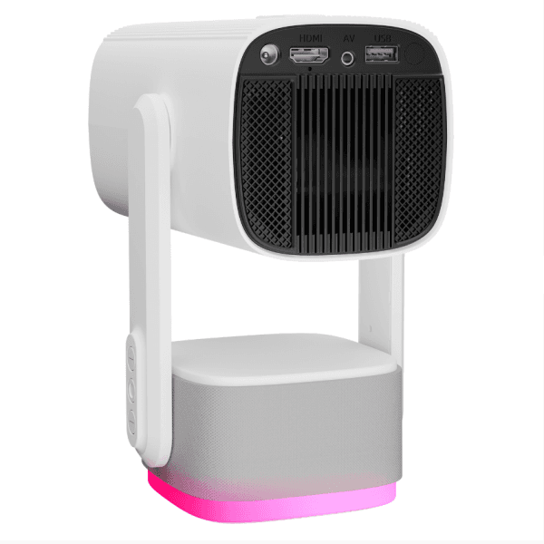 EVEREST PJ08 BEYAZ 5200MAH OTOMATIK ODAKLAMA 720P HD 4K DESTEKLI 5200 LÜMEN ANDROID 11 EKRAN YANSITMALI RAINBOW HD PROJEKSİYON - 9