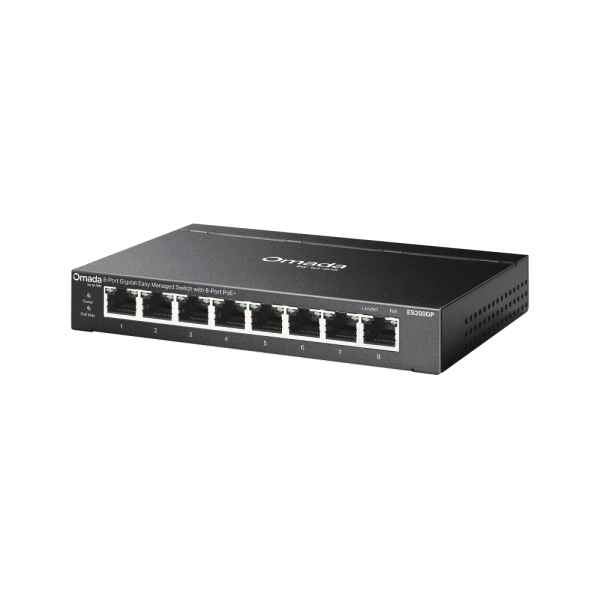 TP-LINK OMADA ES208GP 8 PORT GIGABIT 8 PORT POE+ KOLAY YONETİLEBİLİR DESKTOP SWITCH - 6