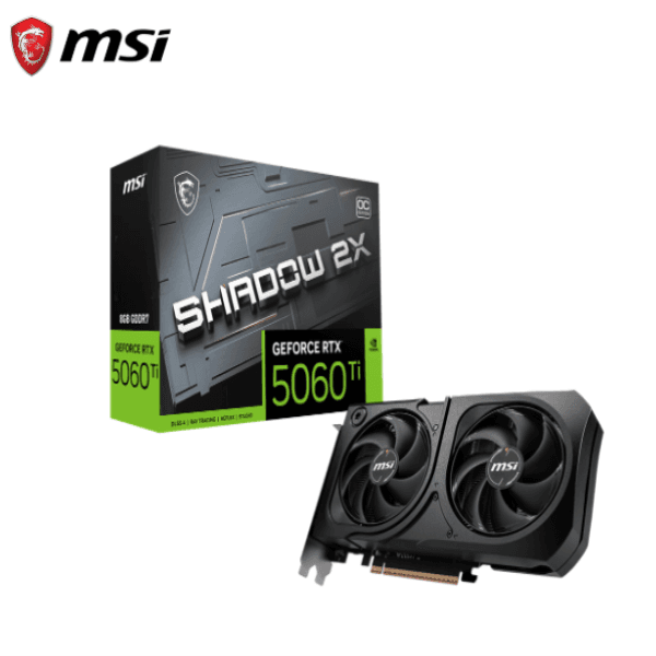 MSI VGA GEFORCE RTX 5060 8G SHADOW 2X OC RTX5060 8GB GDDR7 128B DX12 PCIE 5.0 X16 (3XDP 1XHDMI) - 4