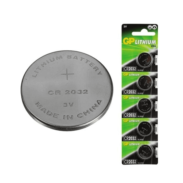 GP CR2032-C5 3V LITYUM DÜĞME PİL 5'Lİ PAKET (GPCR2032-2CPU5) - 2