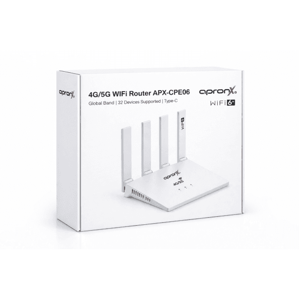 APRONX CPF906 (APX-CPE06) 4G 1 PORT WIRELESS MODEM / ROUTER - 6