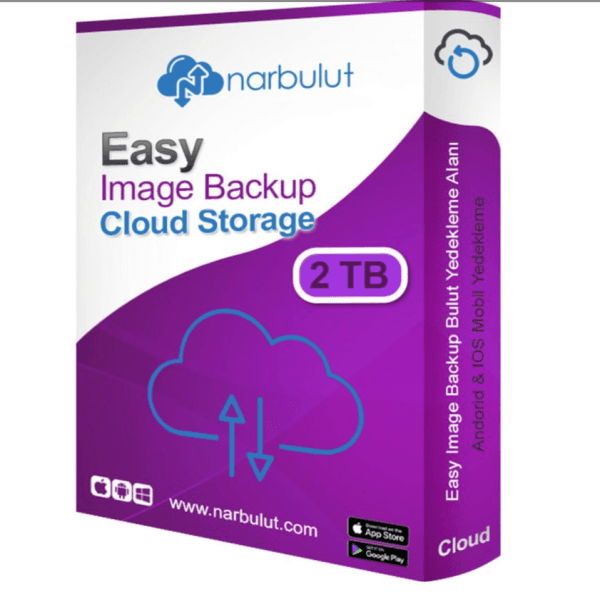 NARBULUT NB-EIB-CS-002 EASY IMAGE BACKUP – 2TB CLOUD STORAGE - 1 YIL BULUT DEPOLAMA - 2