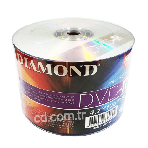 DIAMOND DVD-R 50 LİK BOX 4.7 GB 120 MIN 16X - 2