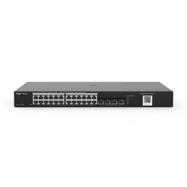 RUIJIE REYEE RG-NBS3100-24GT4SFP-V2 24 PORT 10/100/1000 4 X SFP YONETILEBILIR RACK MOUNT SWITCH METAL KASA - 2