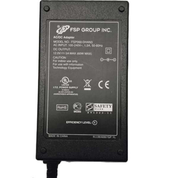 FSP FSP060-DHAN3 60W 12V 5A POWER ADAPTÖR PLASTİK KASA KUTUSUZ (POWER KABLOSU YOK) - 3
