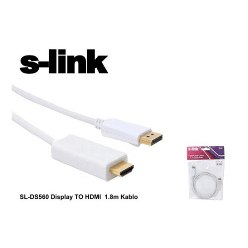 S-LINK SL-DS560 DİSPLAY TO HDMI ÇEVİRİCİ KABLO - 4