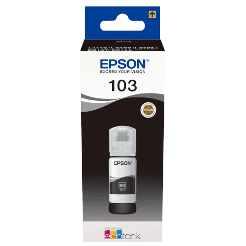 EPSON C13T00S14A 103 ECO TANK BLACK SİYAH ŞİŞE MÜREKKEP - 2