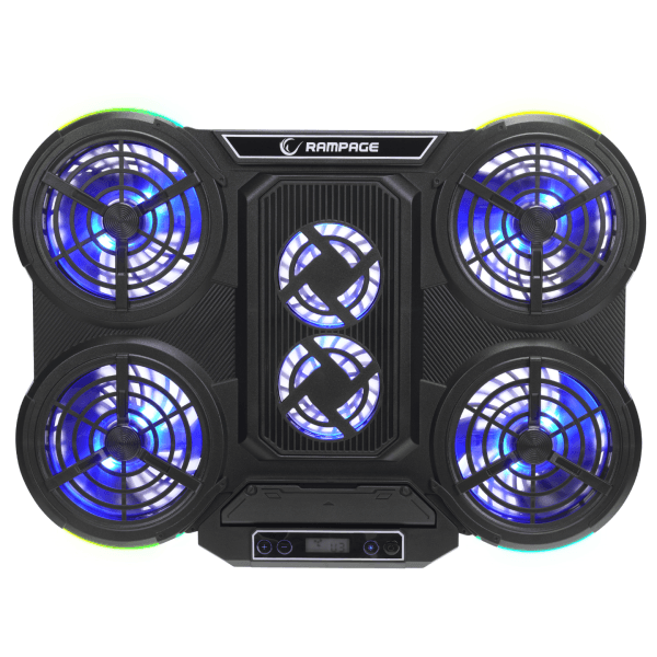 RAMPAGE PROTE R6 RGB IŞIKLI 6 FANLI TELEFON TUTUCULU NOTEBOOK SOĞUTUCU STAND - 7