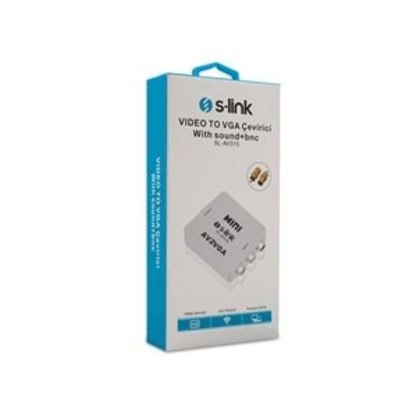 S-LINK SL-AV315 VIDEO TO VGA ÇEVİRİCİ - 4