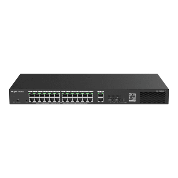 RUIJIE REYEE RG-ES228GS-P 24 PORT 10/100/1000 24 PORT POE 2 PORT UPLINK +2 SFP 370 WATT CLOUD YÖNETİLEBİLİR RACK MOUNT S - 3