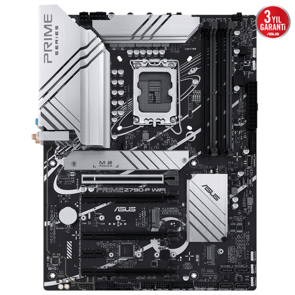 ASUS PRIME Z790-P WIFI INTEL Z790 LGA1700 DDR5 7200 DP HDMI 3X M2 USB3.2 AX WİFİ BT AURA RGB 2.5GBİT LAN ATX ASUS 5X PROTECTIO - 4