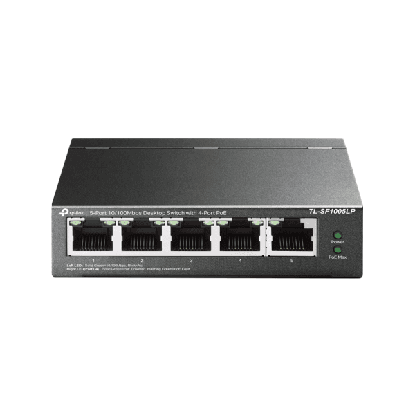 TP-LINK TL-SF1005LP 5 PORT 10/100Mbps MASAÜSTÜ SWITCH 4-PORT PoE 41W - 2