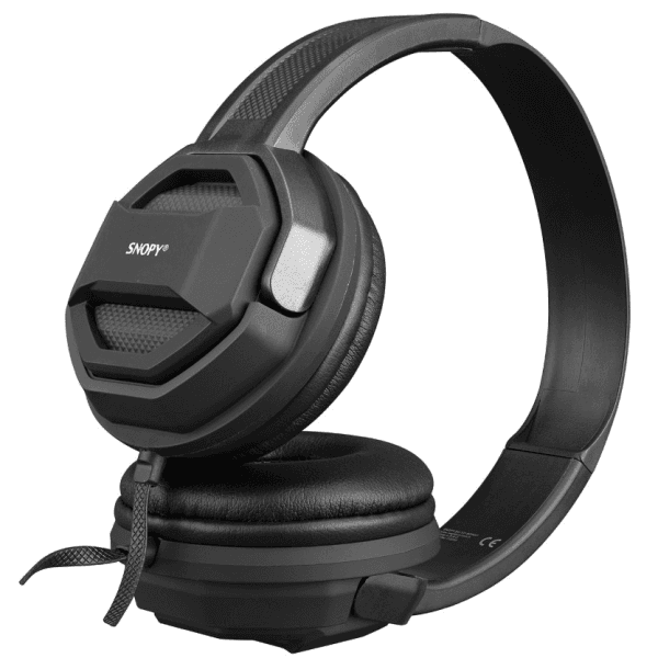 SNOPY SN-101 BONNY SİYAH PC TELEFON MİKROFONLU KULAKLIK - 7