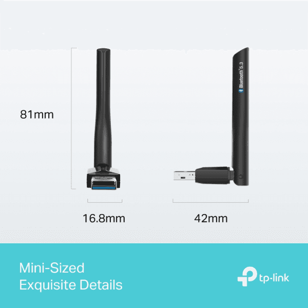 TP-LINK UB500 PLUS UZUN MENZİLLİ BLUETOOTH 5.3 USB ADAPTÖR - 15