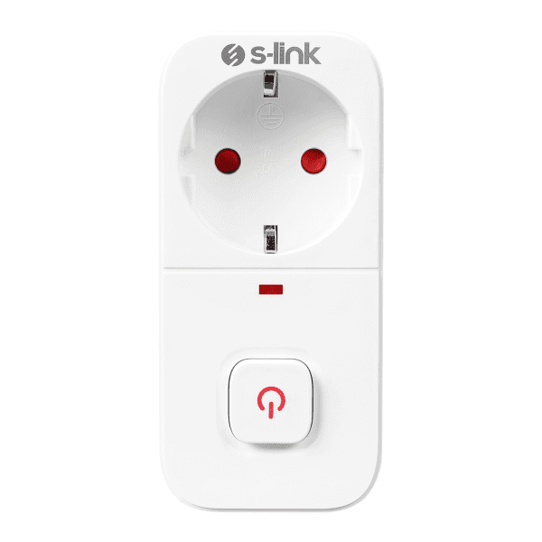 S-LINK SL-010 16A/250V 750 JOULE ANAHTARLI ISIYA DUYARLI DEVRE VE AKIM KORUMALI TEKLİ PRİZ - 6