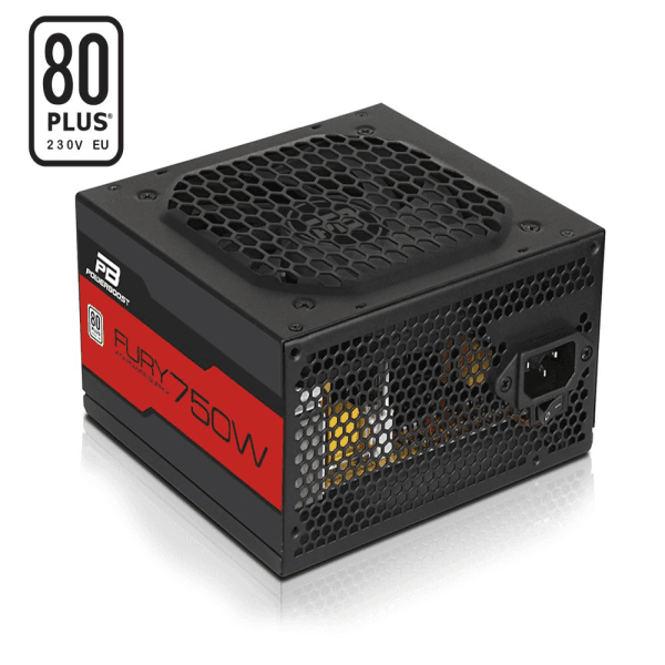 POWERBOOST BST-ATX750WEU FURY 750W 80+ 12CM FANLI ATX PSU (JPSU-BST-ATX750WEU) - 2