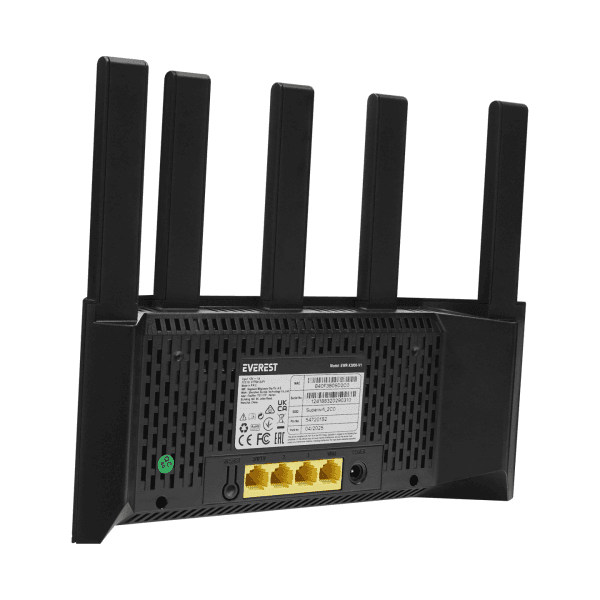 EVEREST EWR-X3000-V1 AX3000MBPS DUALBAND 5*6DBI ANTEN WISP+AP+REPEATER DESTEKLİ KABLOSUZ WIFI ROUTER - 12