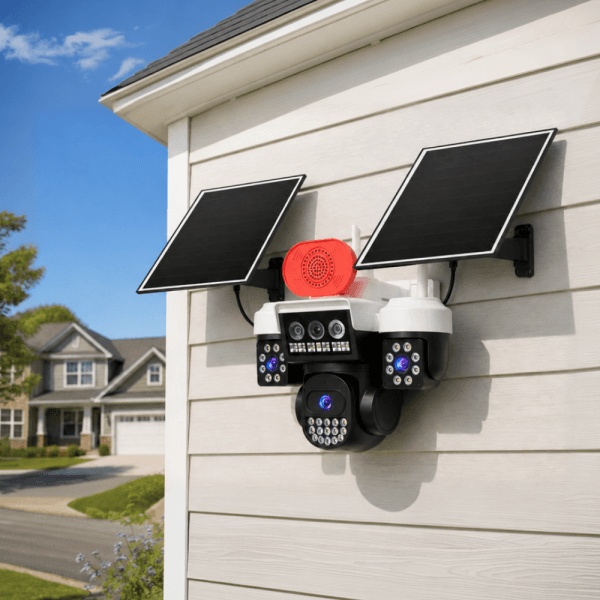 JOYSEE SW3 3 LENSLİ 3 GÖRÜŞ AÇILI 9 MP WI-FI + SOLAR PANELLİ KAMERA - 9