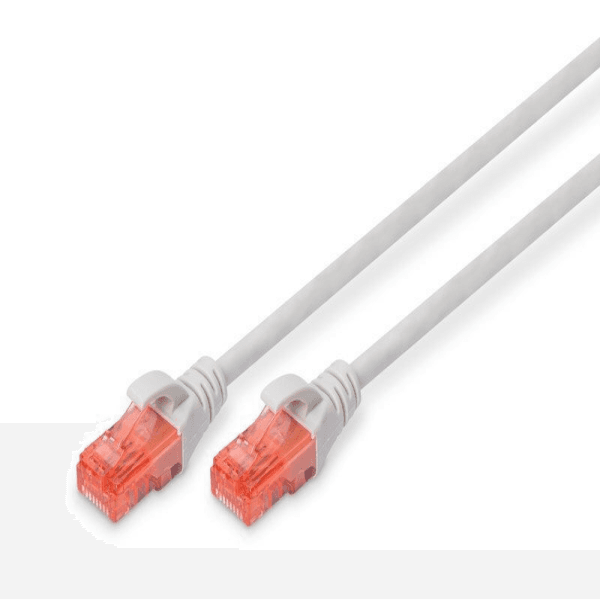 DIGITUS DK-1617-200 20M GRİ PATCH KABLO CAT6 U/UTP,YANGINA DAYANIKLI (250MHZ) POE* READY - 2