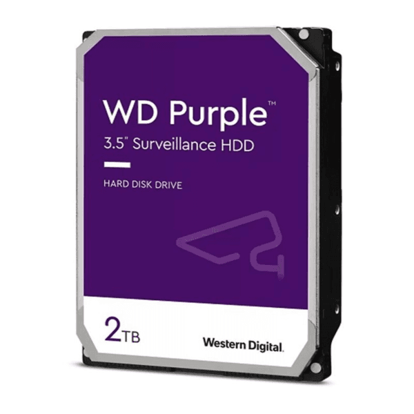 WD PURPLE WD23PURZ 2TB 3.5 SATA III 6GB/S  64MB 7/24 GÜVENLİK DİSKİ - 2