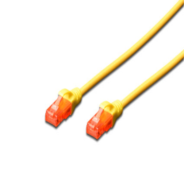 DIGITUS DK-1617-030/Y 3 MT SARI PATCH KABLO CAT6 U/UTP,YANGINA DAYANIKLI (250MHZ) POE* READY - 2