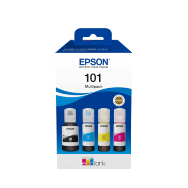 EPSON 101 CYAN/MAGENTA/YELLOW/BLACK MAVI/KIRMIZI/SARI/SIYAH T03V6 4LÜ MULTIPACK KARTUŞ SETI - 2