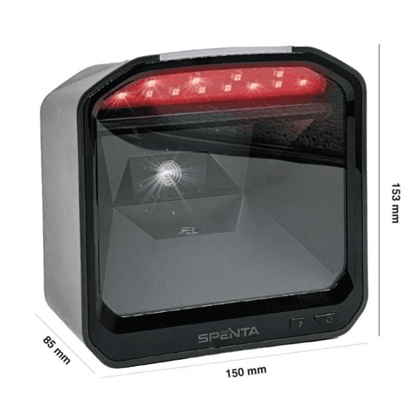 SPENTA ST-6300 MASAÜSTÜ KAREKOD VE BARKOD OKUYUCU 2D USB (SİYAH) - 2