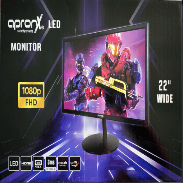APRONX APX-NWS22 22" LED VGA+HDMI+SES MONİTOR - 2