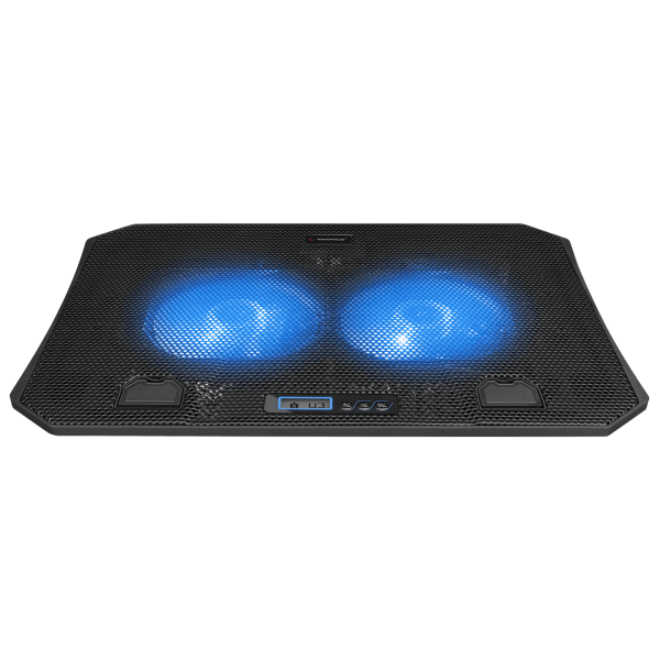 RAMPAGE AD-RC44 SNOW SIYAH 2 FANLI LCD GÖSTERGELI 15"-17" NOTEBOOK SOĞUTUCU STAND - 5