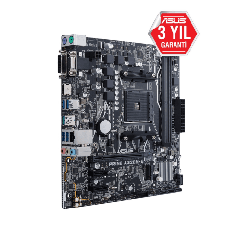 ASUS PRIME A320M-E AMD A320 SOKET AM4 DDR4 3200 HDMI DVI VGA M2 USB3.1 MATX - 6