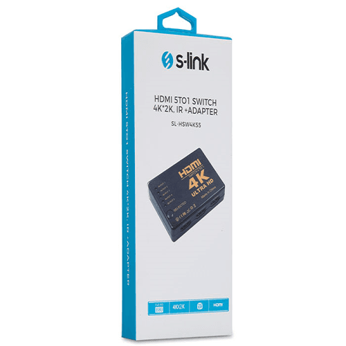S-LINK SL HSW4K55 HDMI 5 TO 1 IR ADAPTÖR - 2