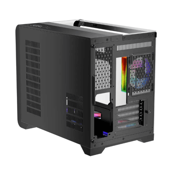 1ST PLAYER RT6 SİYAH DIGITAL 4X12CM ARGB TEMPERLİ CAM USB 3.0 M-ATX KASA (RT6-BLK-4F) - 16