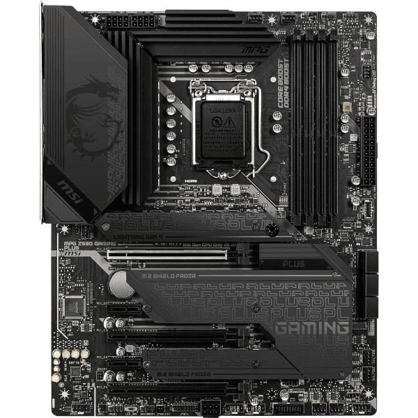 MSI MPG Z590 GAMING PLUS SOKET 1200 DDR4 5333 (OC) PCI-E GEN 4 ,M.2 USB3.2 1X 2.5G LAN ATX - 4