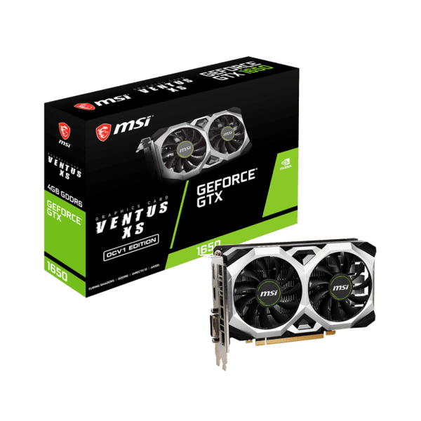 MSI VGA GEFORCE GTX 1650 D6 VENTUS XS OCV1 4GB GDDR6 128B DX12 PCIE 3.0 X16 (1XDVI 1XHDMI 1XDP) - 4