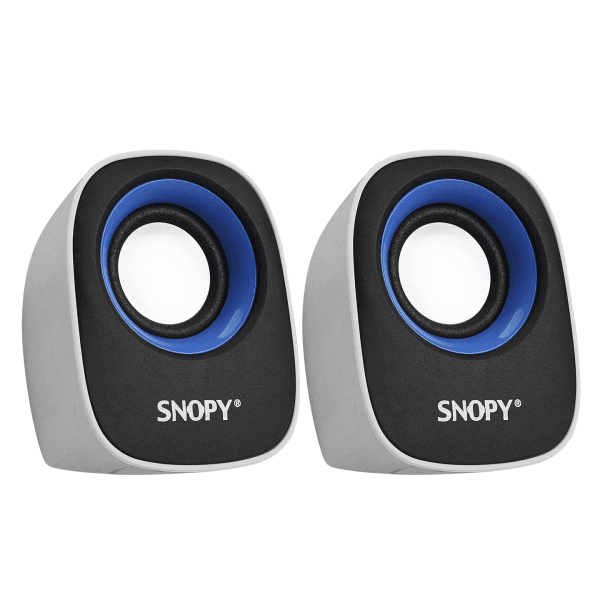 SNOPY SN-120 2.0 BEYAZ/MAVI USB SPEAKER - 5