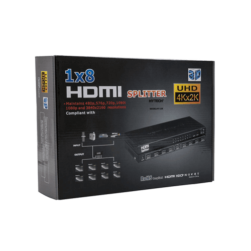 HYTECH HY-LU8 8 PORT 4k 2k HDMI SPLITTER - 5