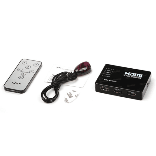 DARK DK-HD-SW4X1 5 GİRİŞ - 1 ÇIKIŞ HDMI SWITCH 4K@60HZ 10GBPS HDCP LED GÖSTERGELİ UZAKTAN KUMANDA - 6