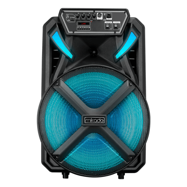 MIKADO MD-82KP MAX SIYAH USB+FM+TF KART+BT DESTEKLI KABLOSUZ MIKROFONLU ÖĞRETMEN/TOPLANTI ANFISI - 7