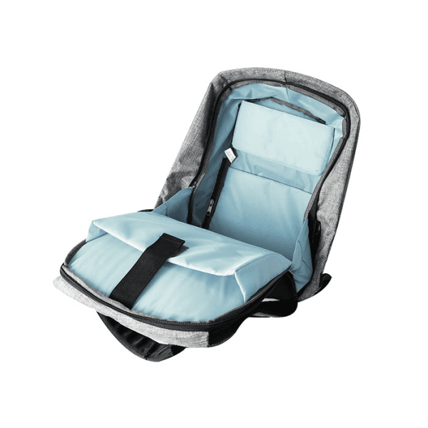 ADDISON ST-490 SIYAH/GRI GIZLI FERMUARLI BILGISAYAR NOTEBOOK SIRT ÇANTASI - 6